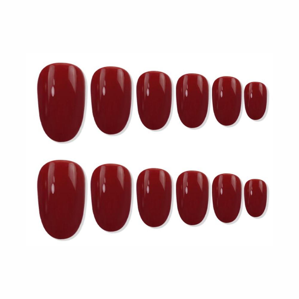 shills professional reusable press on nails oval spn517