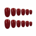 shills professional reusable press on nails oval spn517
