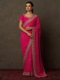Saree Mall Bandhani Embroidered Pure Georgette Bandhani Sarees - Distacart