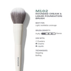MORPHE M102 Rounded Cream & Liquid Foundation Brush