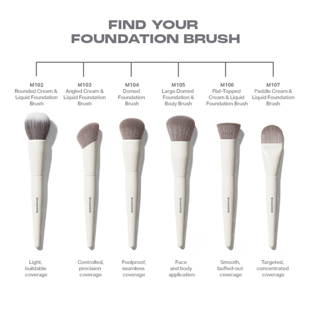 MORPHE M103 Angled Cream & Liquid Foundation Brush