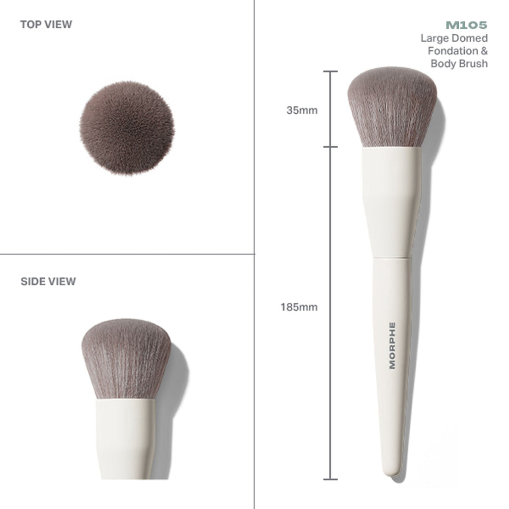 MORPHE M105 Large Domed Foundation & Body Brush - Distacart