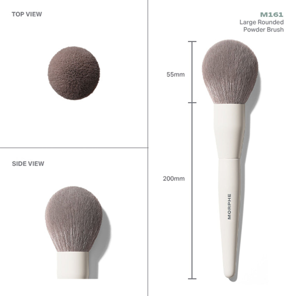 MORPHE M161 Large Rounded Powder Brush - Distacart