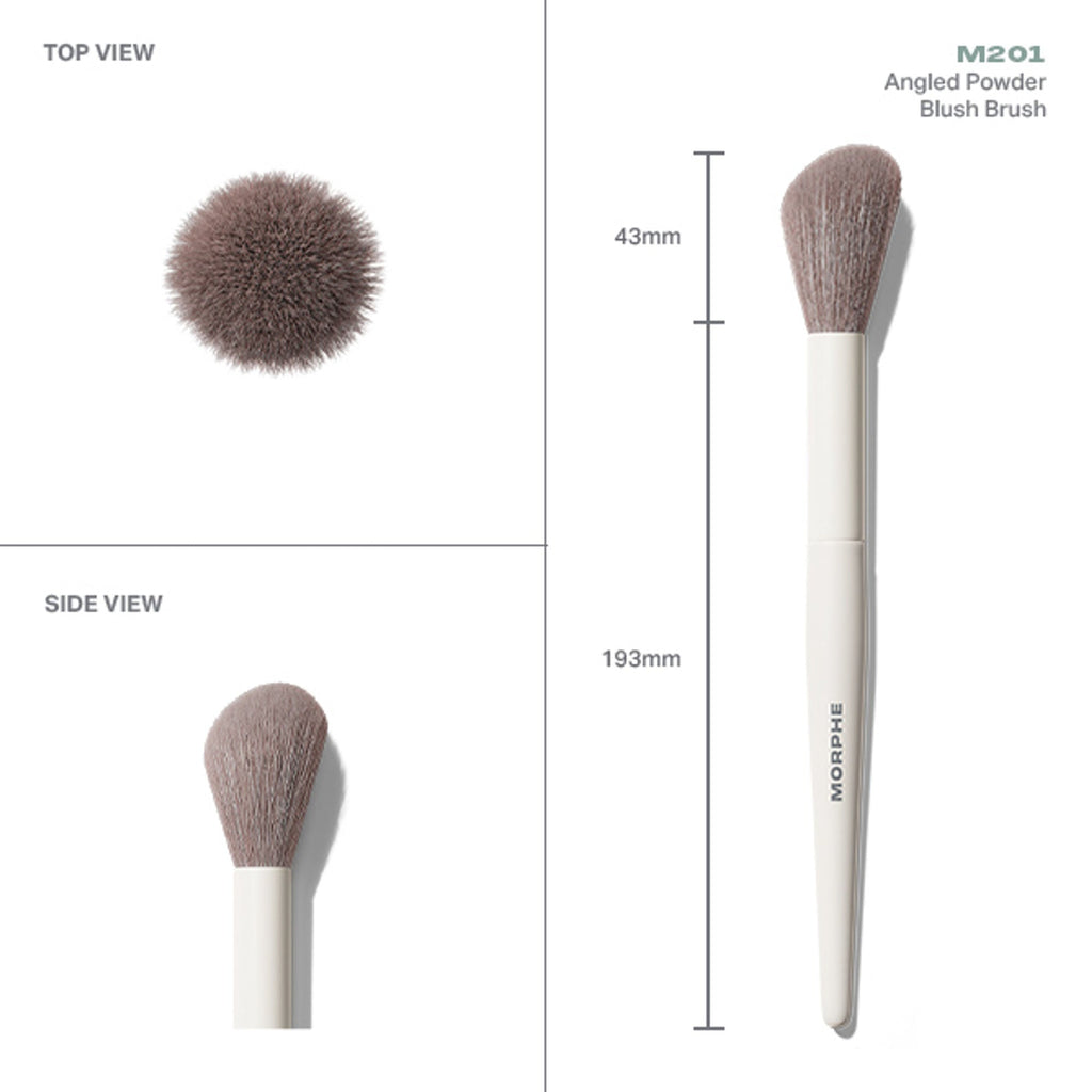 MORPHE M201 Angled Powder Blush Brush - Distacart