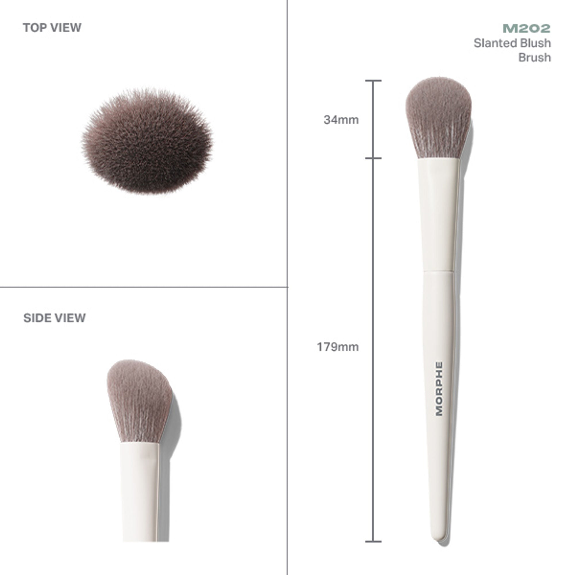MORPHE M202 Slanted Blush Brush - Distacart