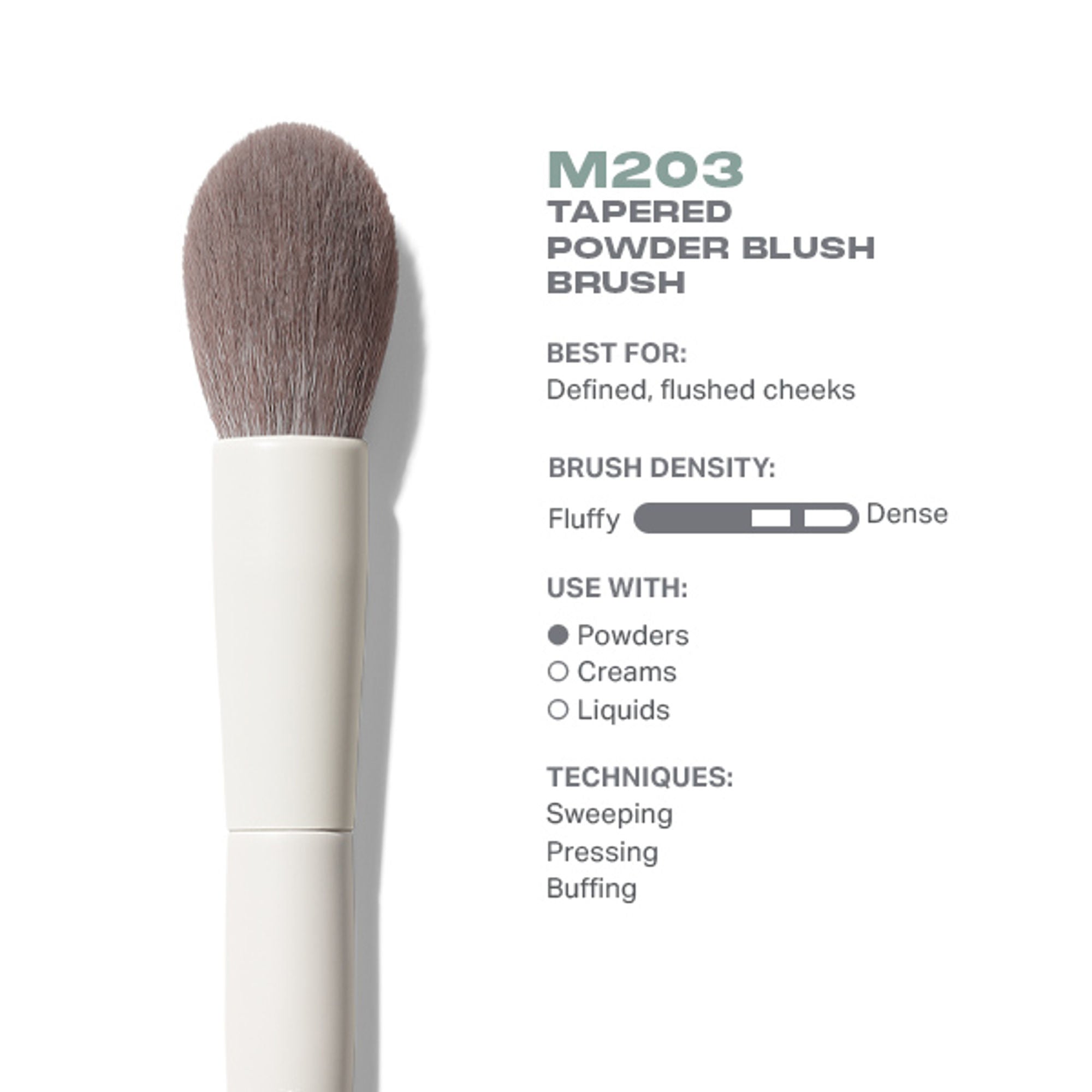 MORPHE M203 Tapered Powder Blush Brush