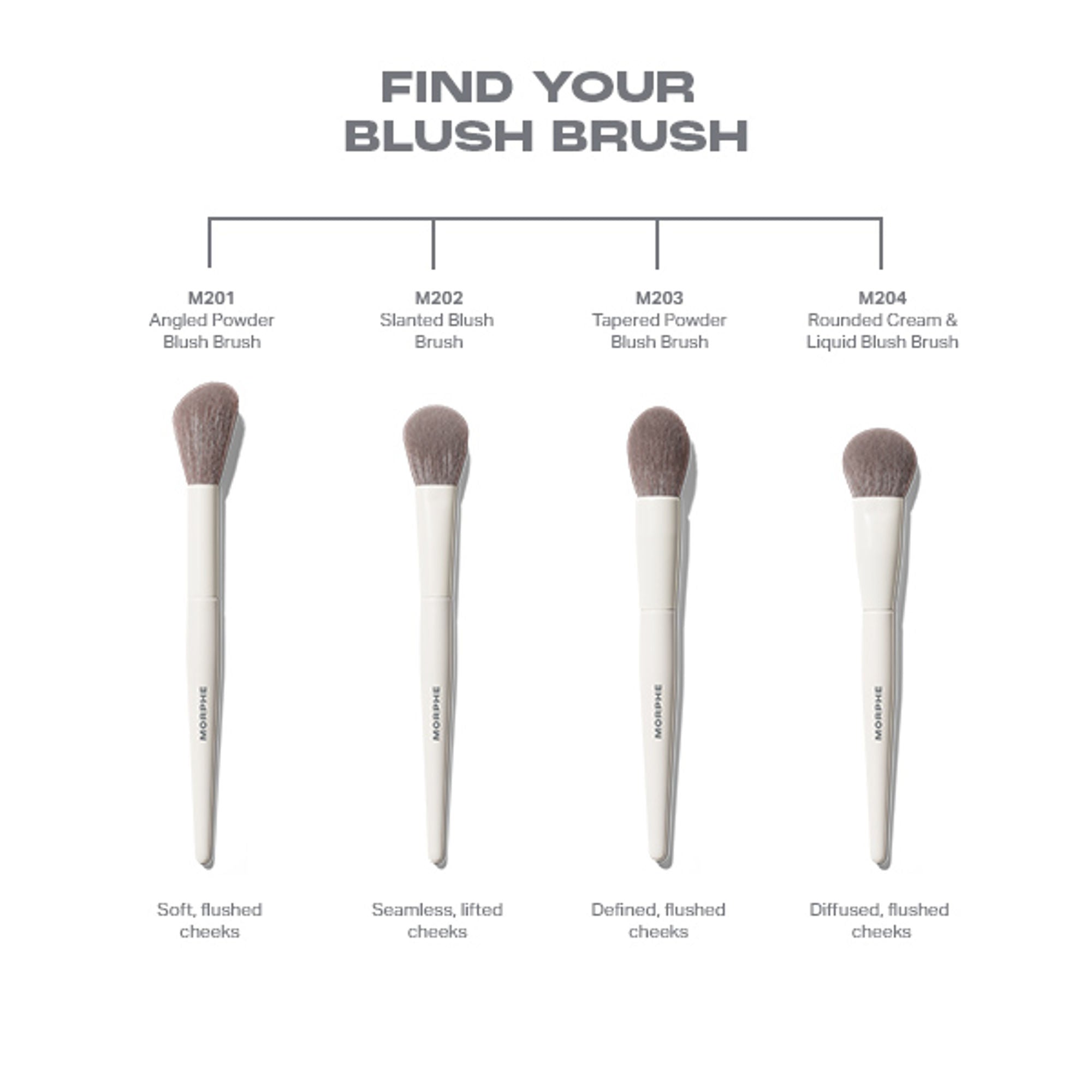 MORPHE M203 Tapered Powder Blush Brush