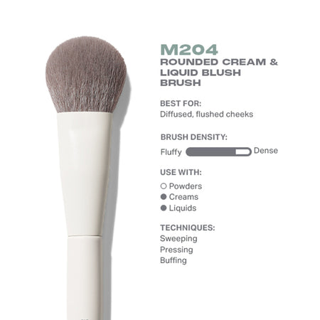 MORPHE M204 Rounded Cream & Liquid Blush Brush