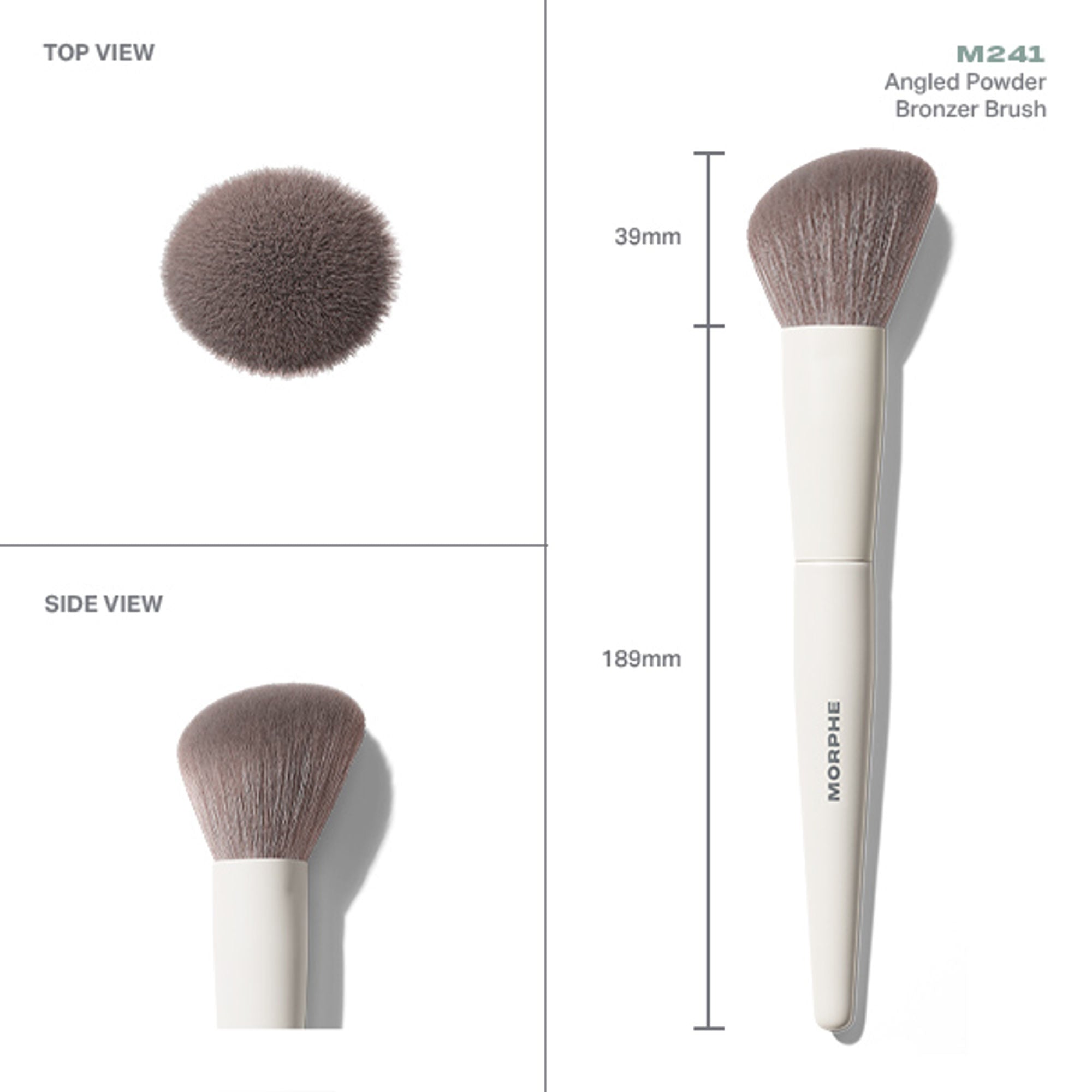 MORPHE M241 Angled Powder Bronzer Brush - Distacart