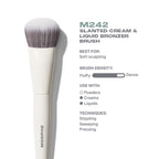 MORPHE M242 Slanted Cream & Liquid Bronzer Brush