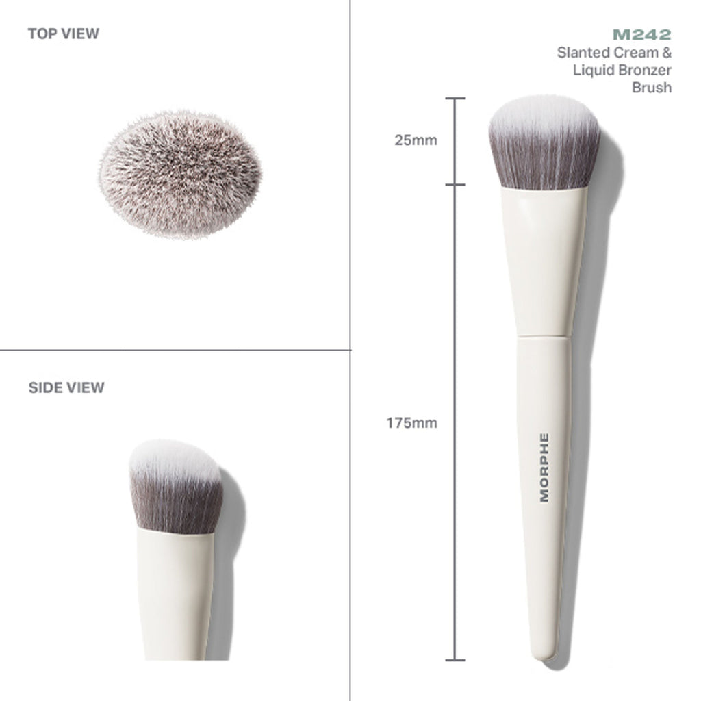 MORPHE M242 Slanted Cream & Liquid Bronzer Brush