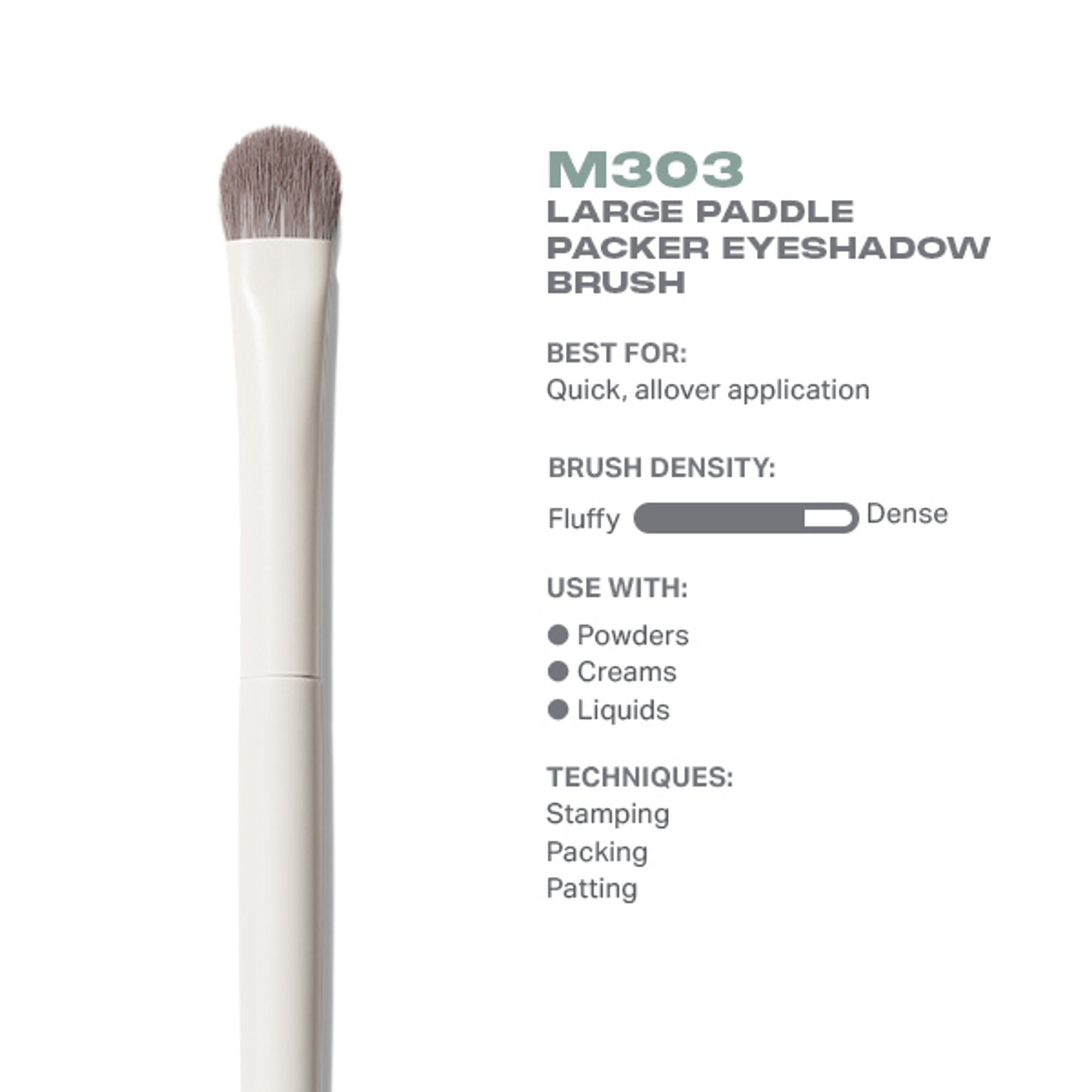 MORPHE M303 Large Paddle Packer Eyeshadow Brush