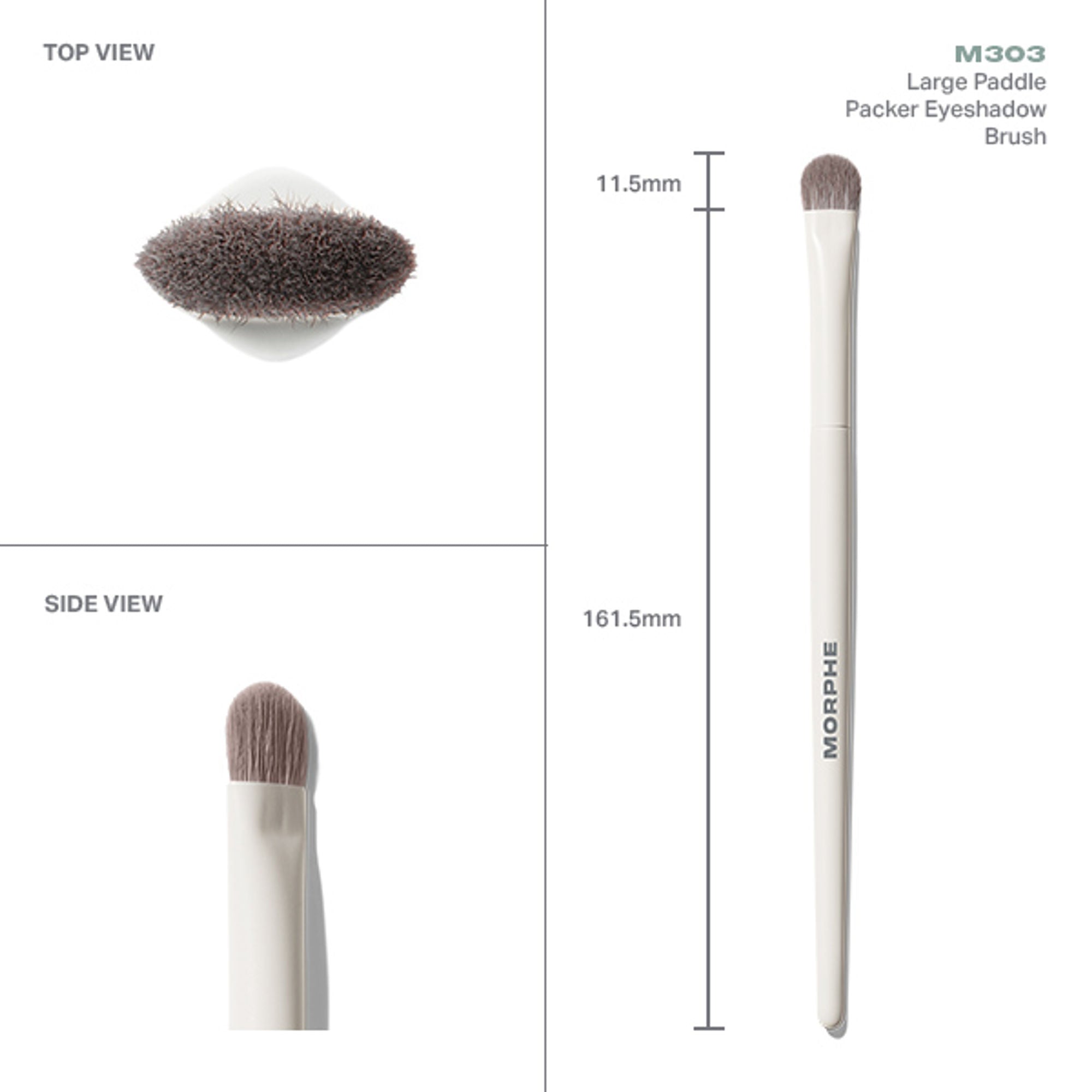 MORPHE M303 Large Paddle Packer Eyeshadow Brush - Distacart