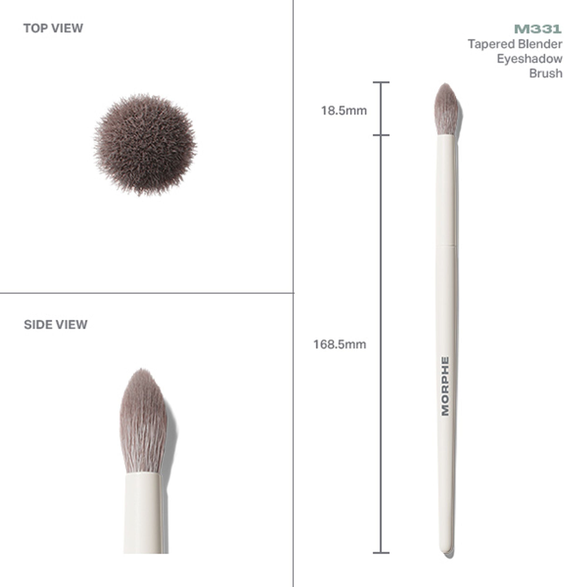 MORPHE M331 Tapered Blender Eyeshadow Brush - Distacart