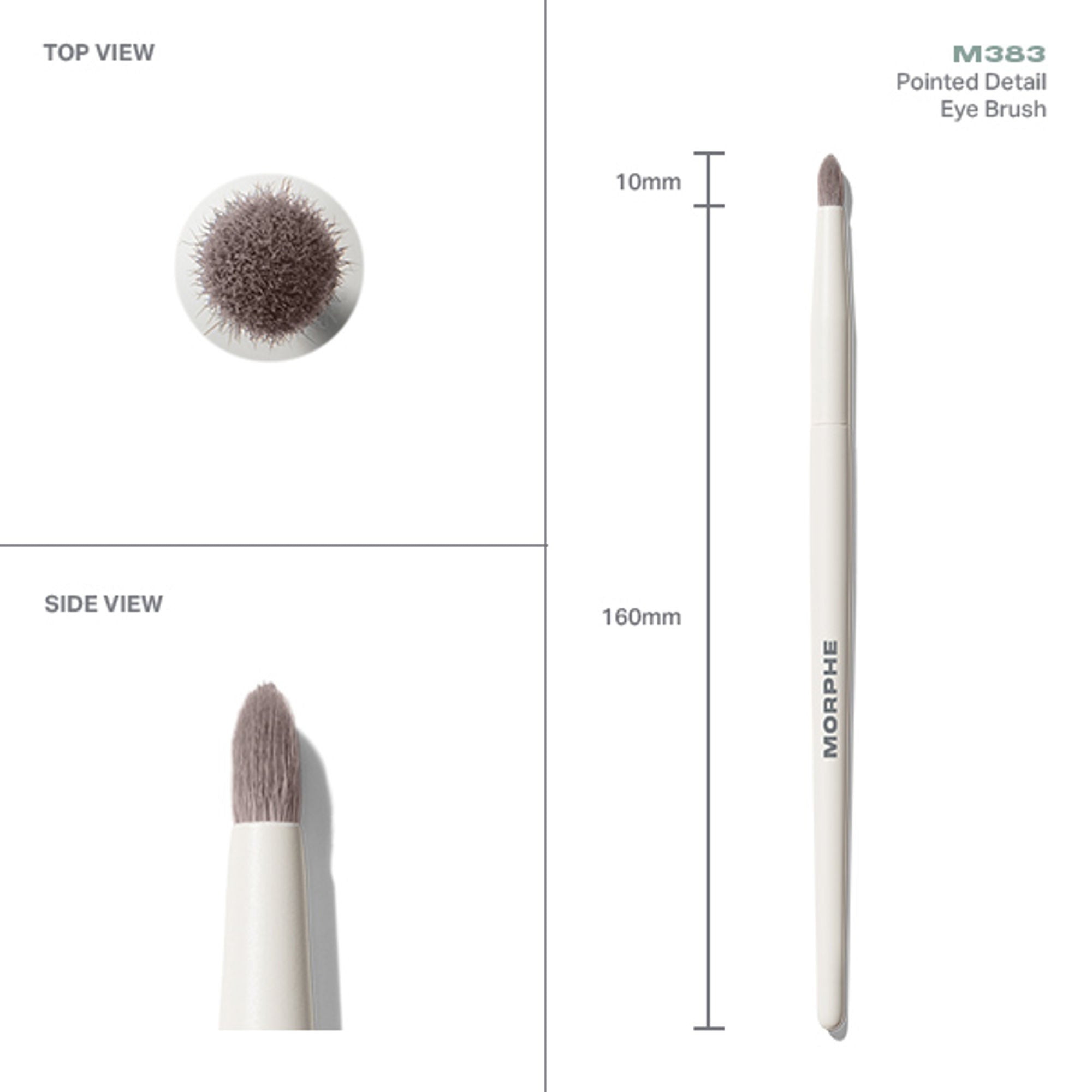 MORPHE M383 Pointed Detail Eye Brush - Distacart
