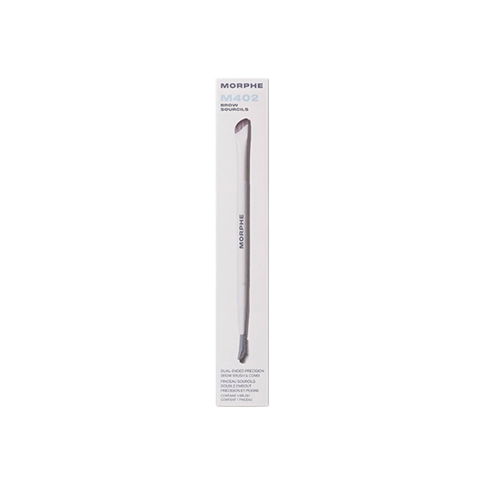 MORPHE M402 Dual Ended Precision Brow Brush & Comb - Distacart