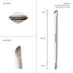 MORPHE M402 Dual Ended Precision Brow Brush & Comb - Distacart