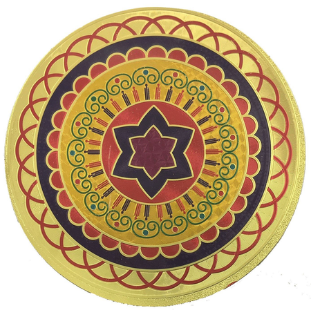 Stickerbazaar Micro Golden Embossing Rangoli Stickers