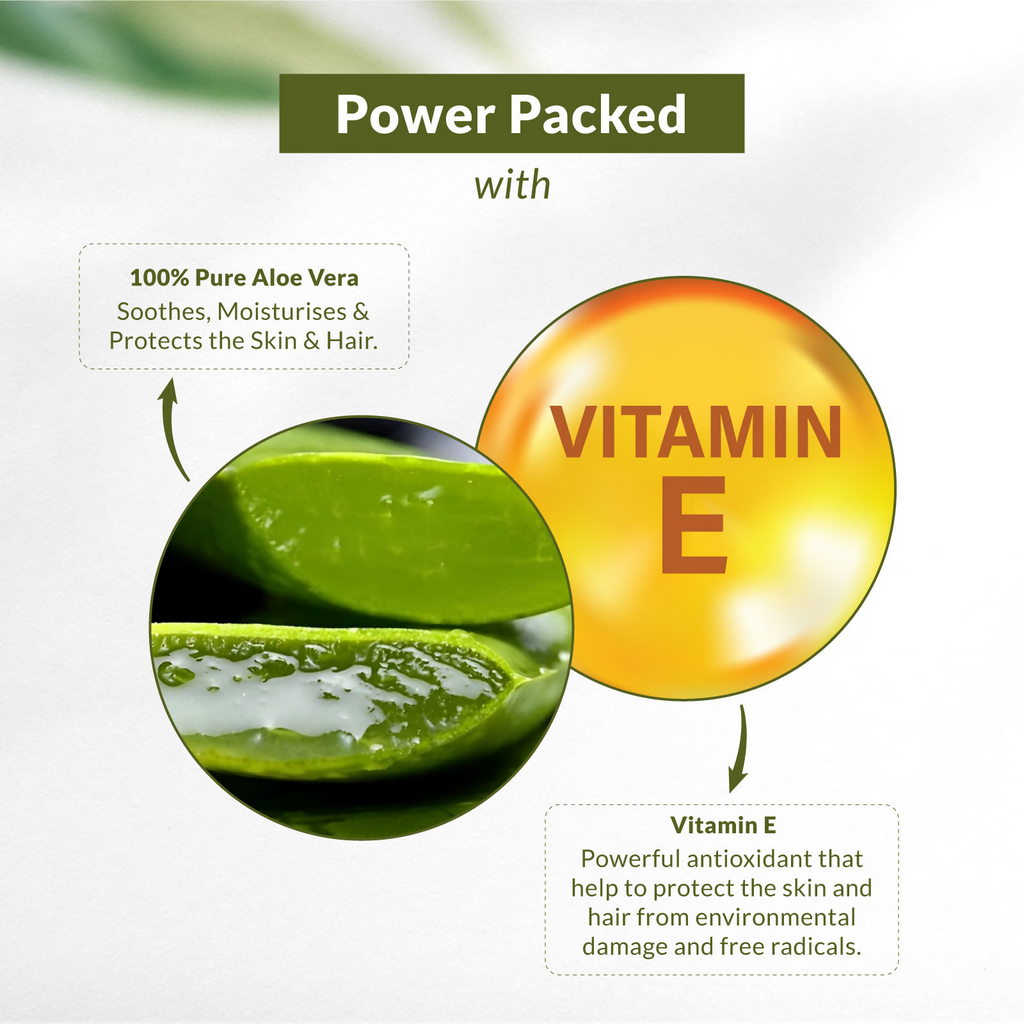 Lotus Botanicals 100% Pure Aloe Vera Gel With Vitamin E