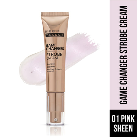 Swiss Beauty Select Game Changer Strobe Cream - 1 Pink Sheen