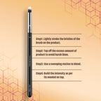 Miss Claire M20 - Pointed Blending Brush (L) - Chrome