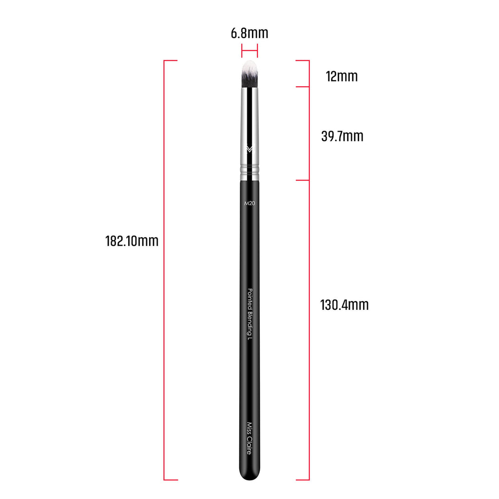 Miss Claire M20 - Pointed Blending Brush (L) - Chrome
