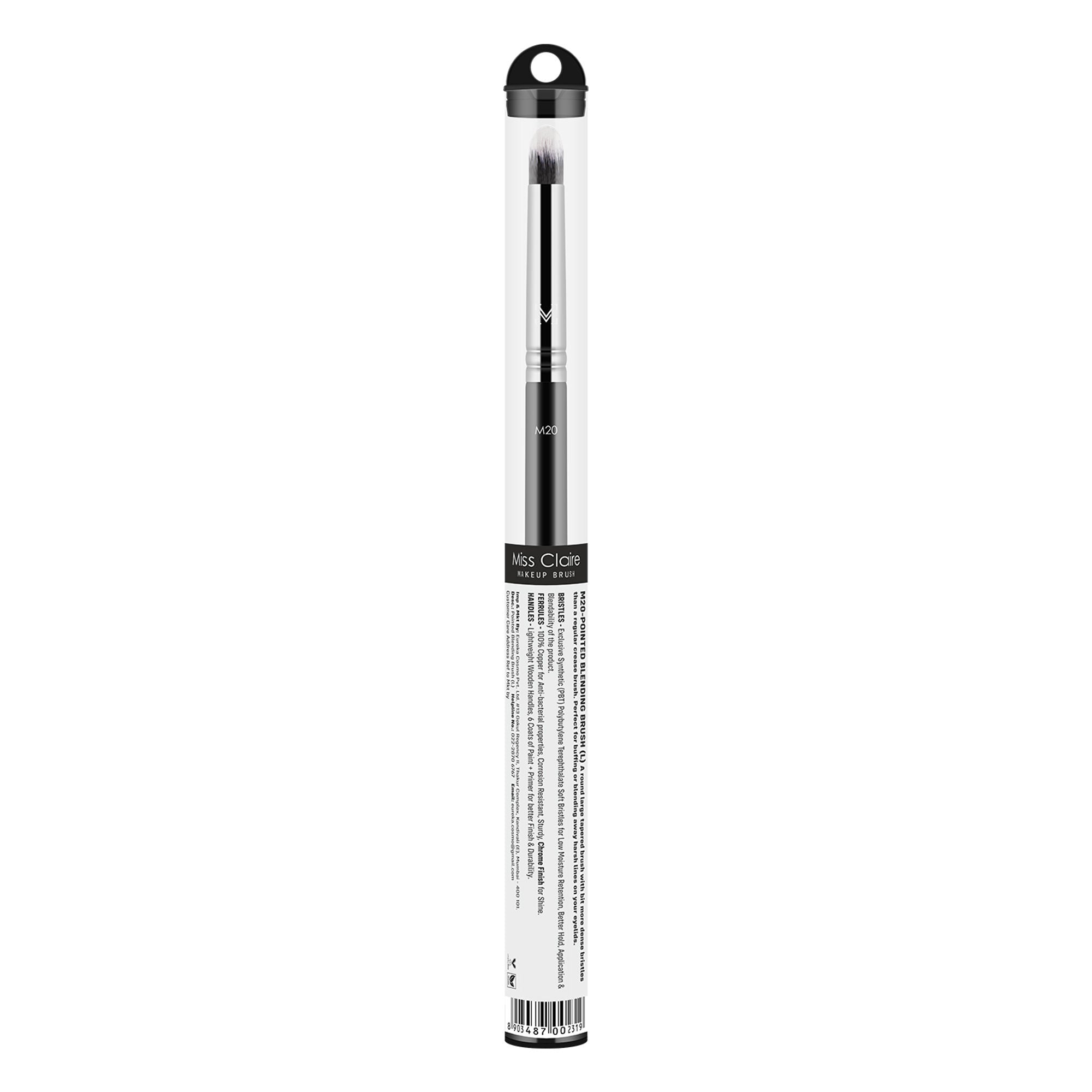 Miss Claire M20 - Pointed Blending Brush (L) - Chrome