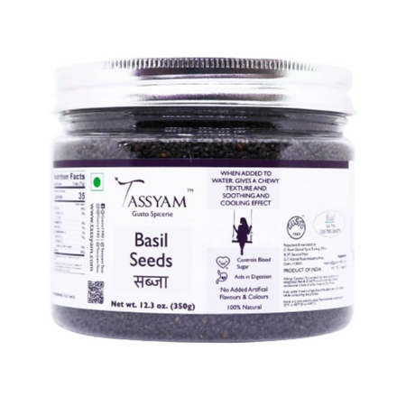 Tassyam Organics Basil Seeds - Sabja
