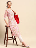 Sangria Women Paisley Printed Gotta Patti Kurta With Trousers