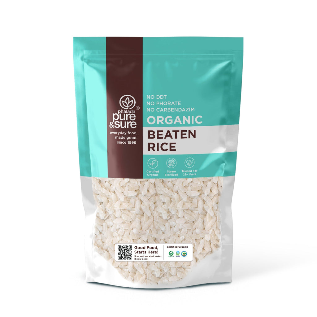 Pure & Sure Organic Beaten Rice / Poha - Distacart