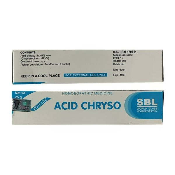 SBL Homeopathy Acid Chryso Ointment - Distacart