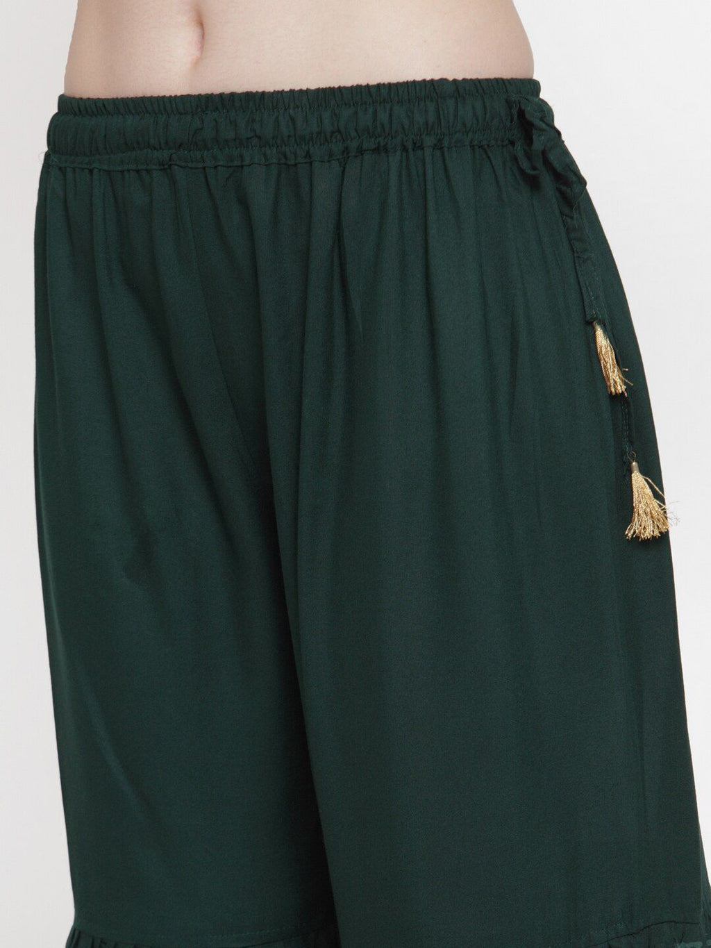 TAG 7 Women Flared Ethnic Palazzos