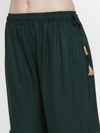 TAG 7 Women Flared Ethnic Palazzos