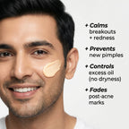 VedicDerm Nano Gold Acne Defence Cream with Turmeric and Nia-Cera-Peptide Complex™️ - Distacart