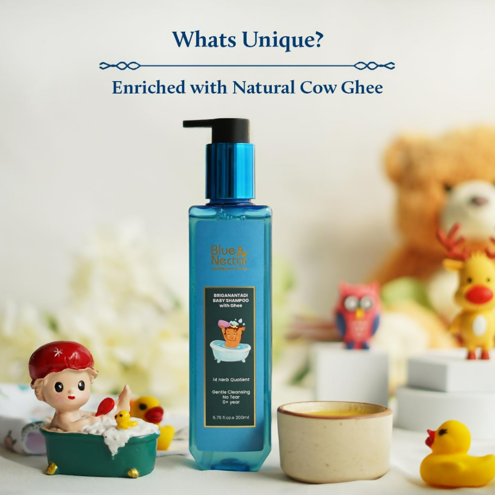 Blue Nectar Briganantadi Baby Shampoo With Natural Ghee
