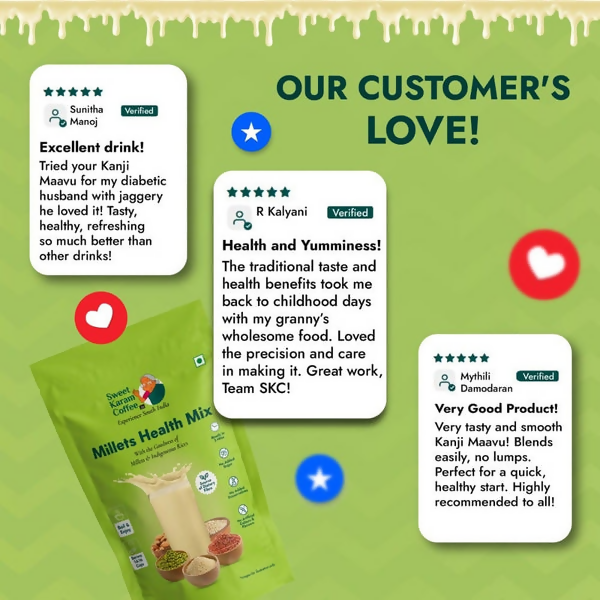 Sweet Karam Coffee Millets Health Milk Mix (Kanji Maavu) - Distacart