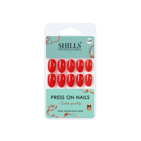 Shills Professional Reusable Press On Nails Oval - SPN528