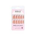 shills professional reusable press on nails french almond spn745
