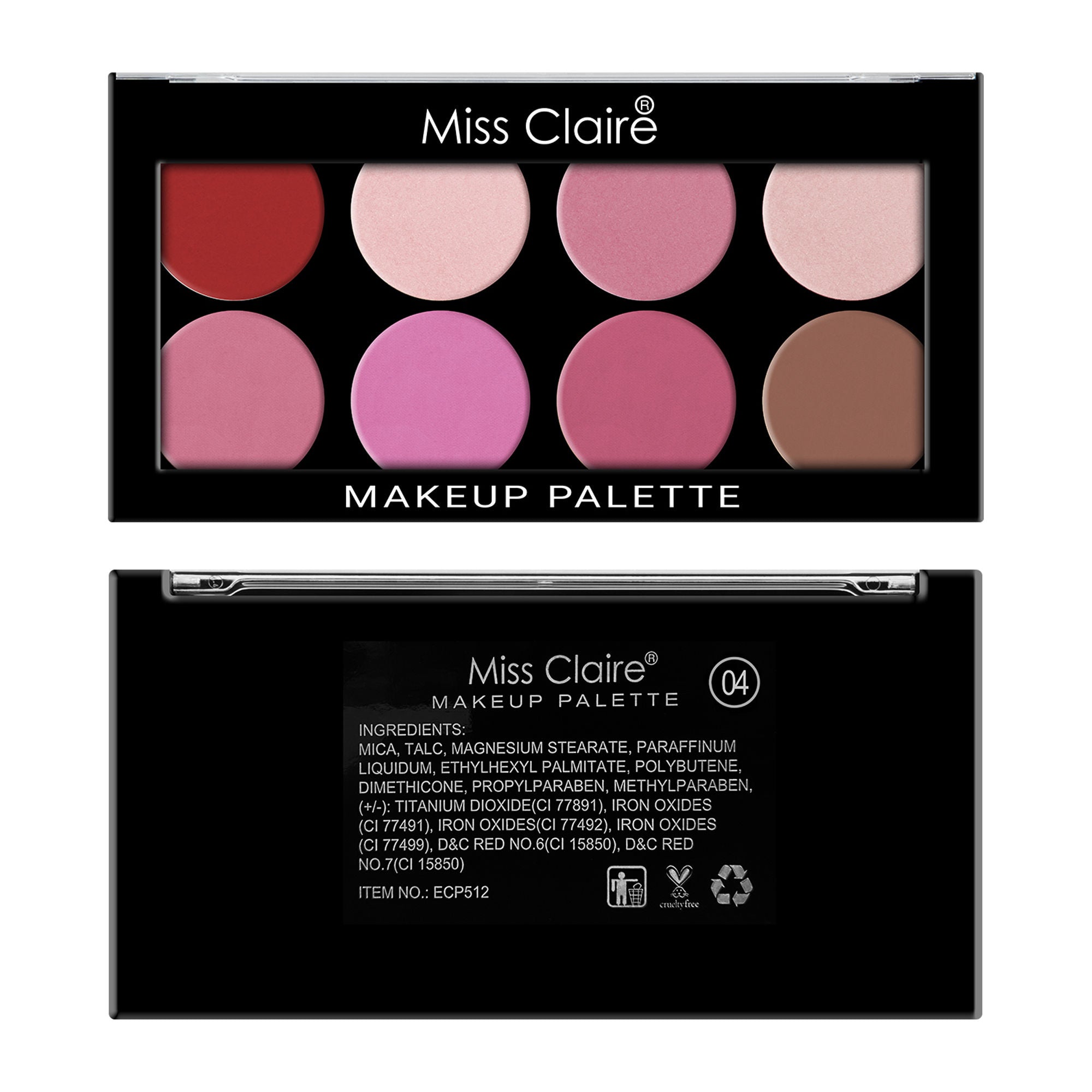 Miss Claire Makeup Palette - 4