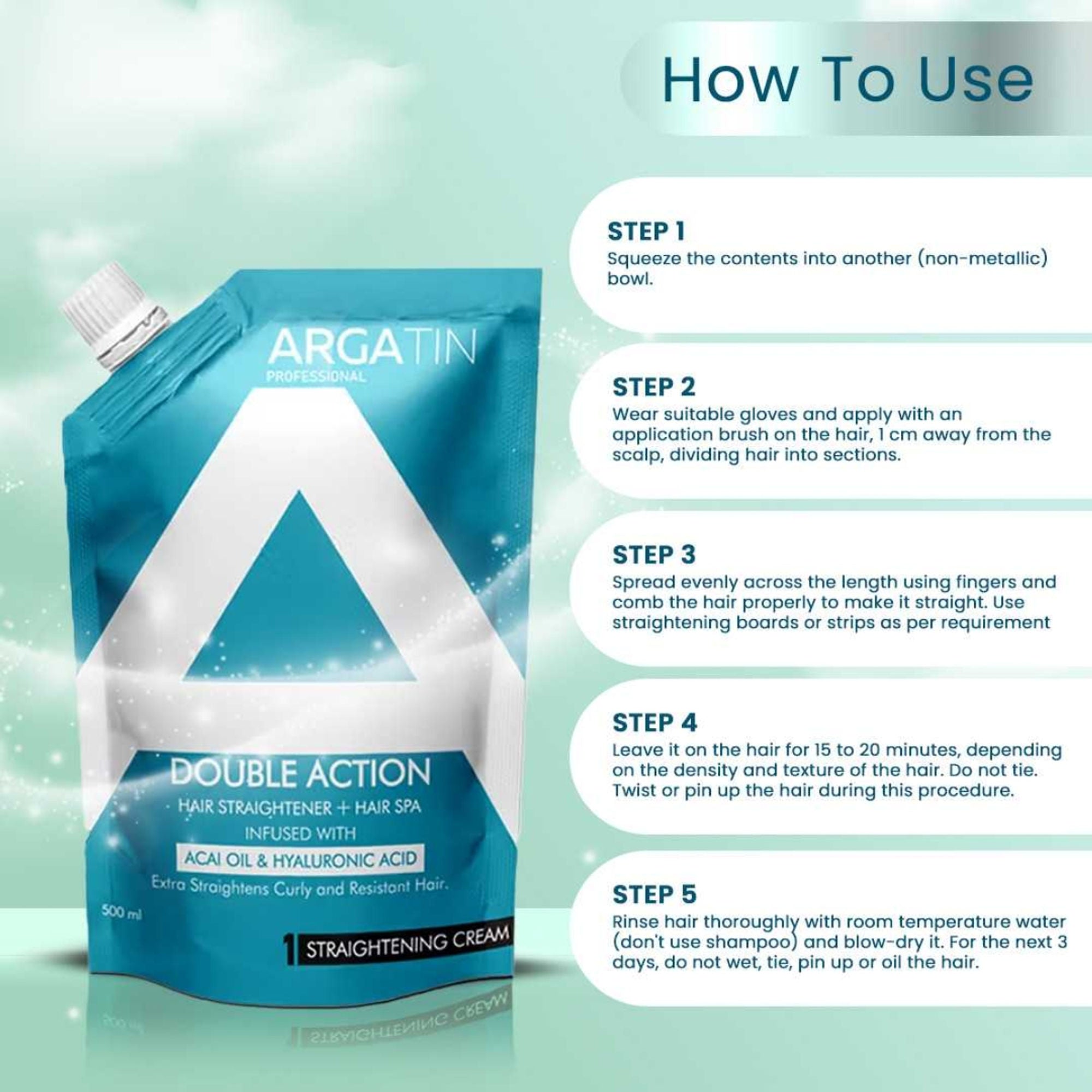 Argatin Professional Hair Straightening Cream - Distacart