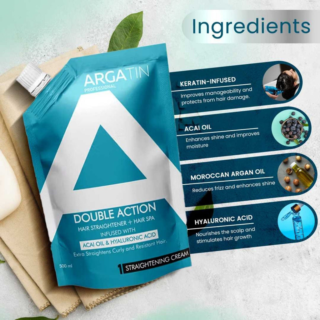 Argatin Professional Hair Straightening Cream - Distacart