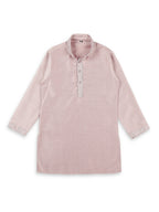 Joban Fashion Kids Island Embroidery Sequence Full Sleeves Kurta, Pyjama Set with Nehru Jacket - Pink - Distacart