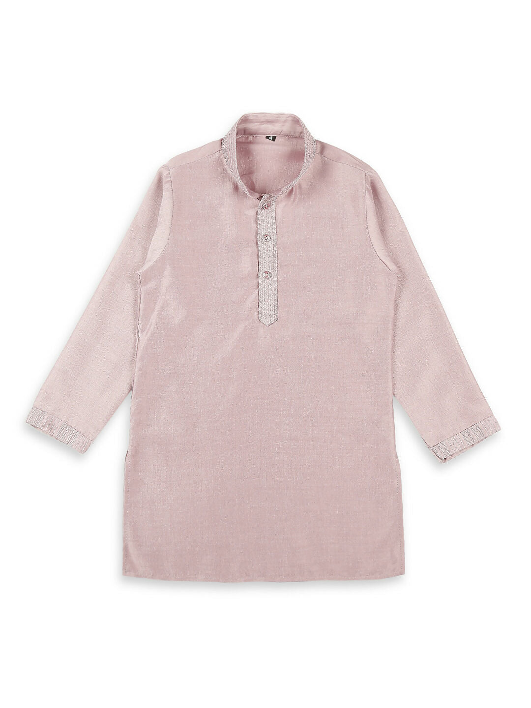 Joban Fashion Kids Island Embroidery Sequence Full Sleeves Kurta, Pyjama Set with Nehru Jacket - Pink - Distacart