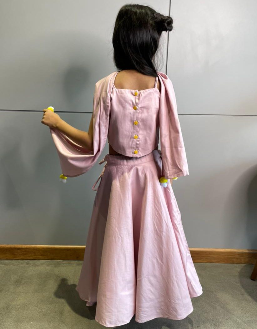 ArthLife Onion Pink Lehenga Set