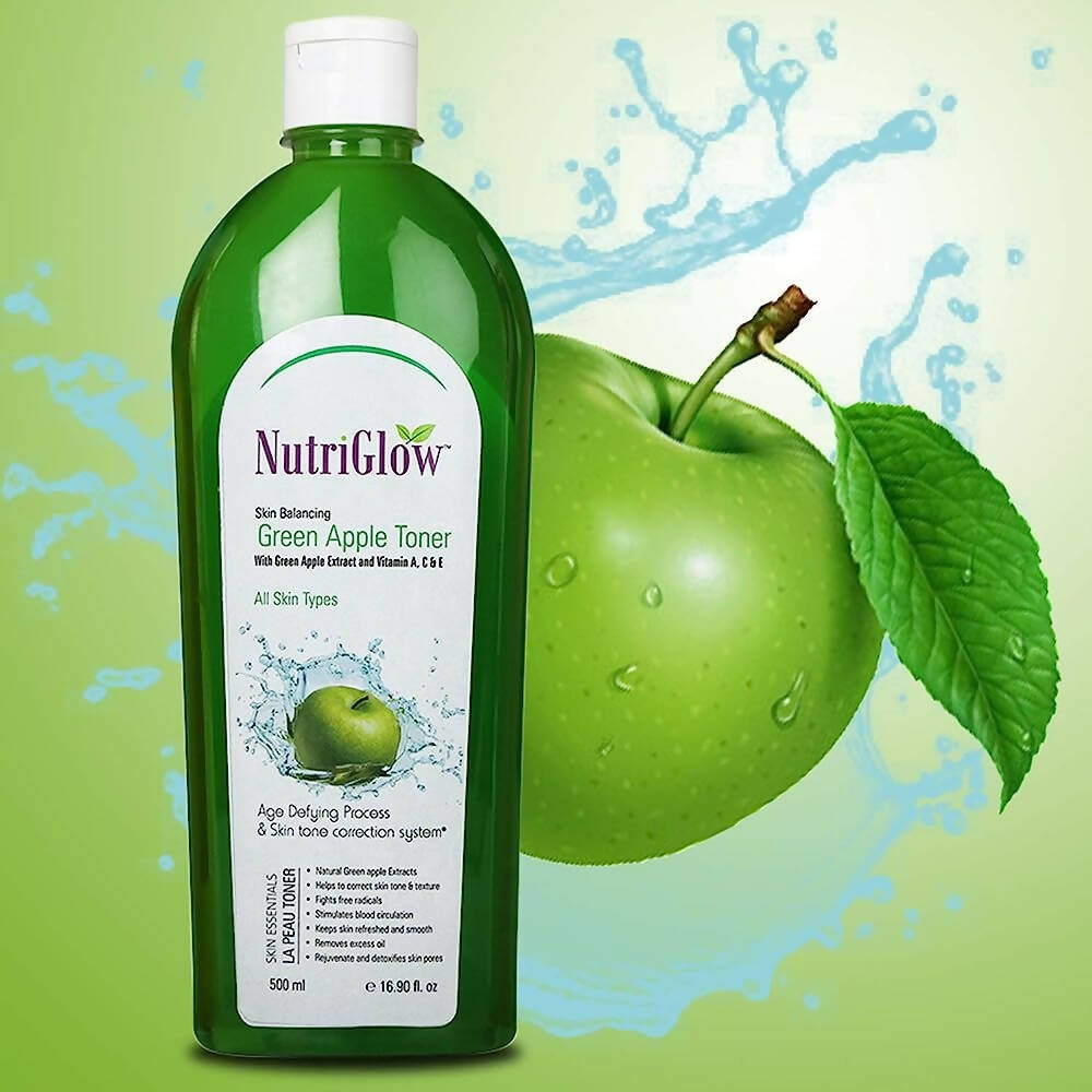 NutriGlow Skin Balancing Green Apple Toner - Distacart