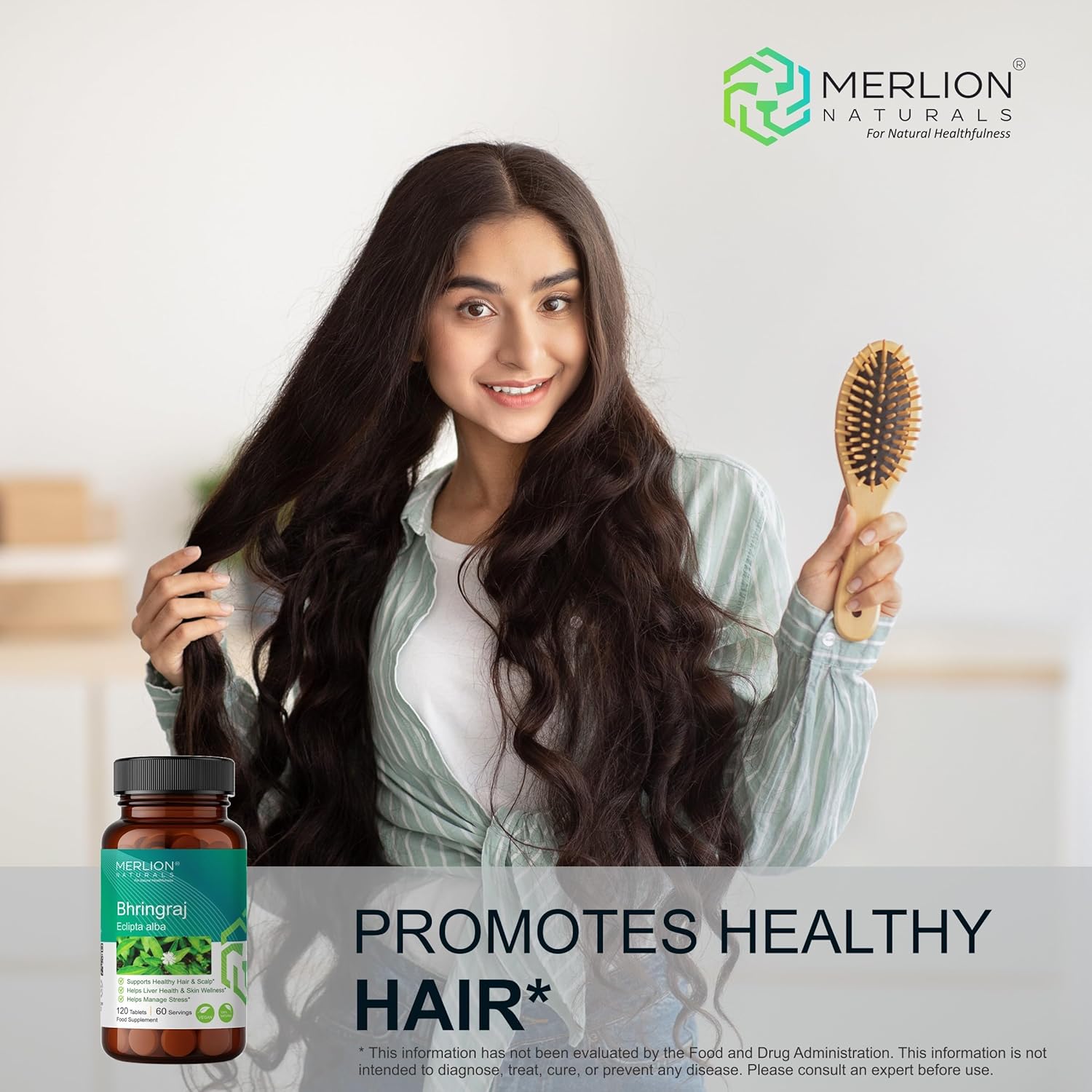 Merlion Naturals Bhringraj 500mg Tablets - Distacart