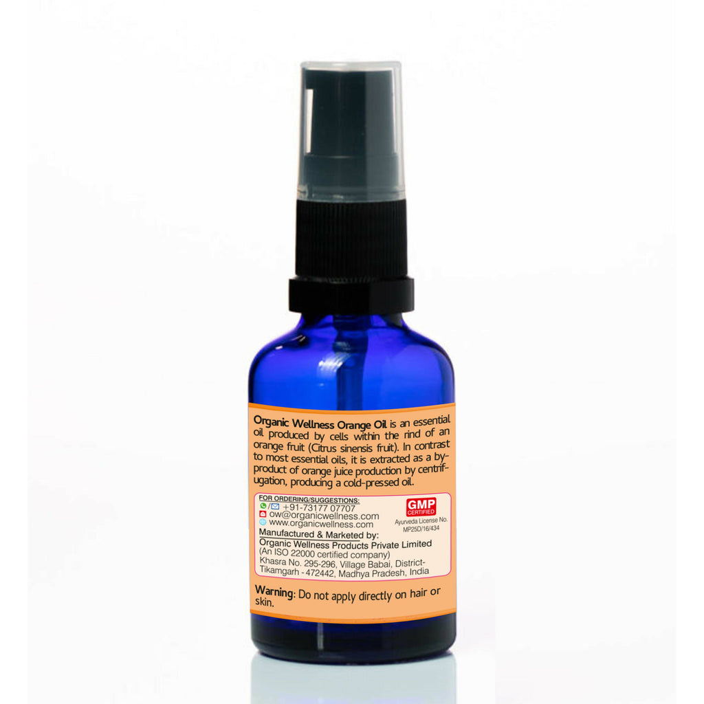 Organic Wellness Orange Essential Oil - Distacart