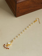 Ruby Raang Soft Bloom Kundan Maang Tikka - Distacart