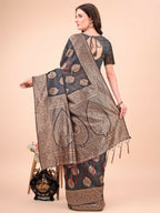 Shree Shyam Fashion Cotton Black Saree - Distacart