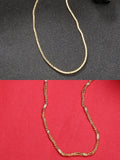 NVR Women's Set of 2 Gold-Polished Minimal Chain